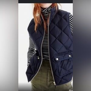 JCrew New quilted excursion vest